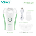 Electric Epilator  V-705 Hair Removal Body Shaver Electric Lady Epilator Factory